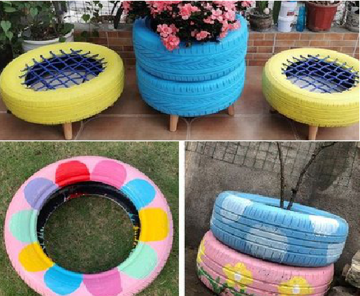 子洲墙体彩绘-变废为宝