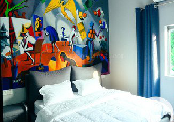 子洲对于酒店的墙体彩绘而言更注重哪些方面?