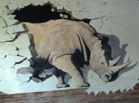 子洲在墙绘中，如何绘制3D效果？