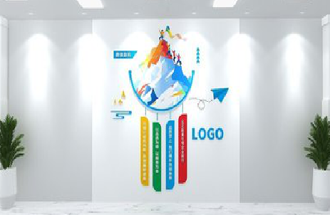 子洲公司企业形象墙的工艺材料有哪些？